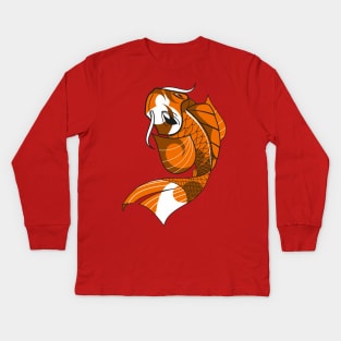 Fish are Fun! Kids Long Sleeve T-Shirt